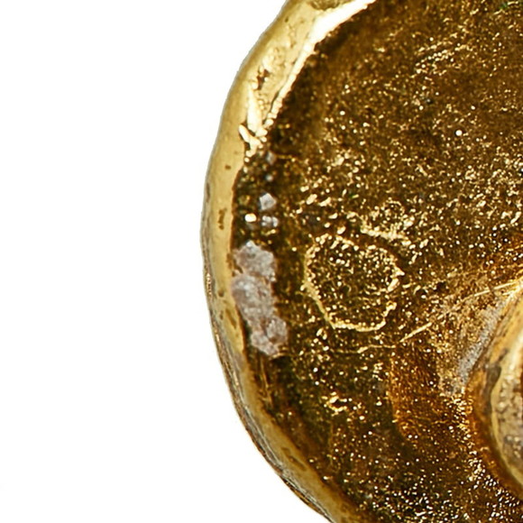 CHANEL Triple Coco Mark Brooch Gold Plated Ladies - Picture 4 of 5